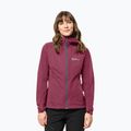 Kurtka przeciwdeszczowa damska Jack Wolfskin Highest Peak sangria red