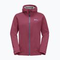 Kurtka przeciwdeszczowa damska Jack Wolfskin Highest Peak sangria red 10