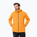 Kurtka przeciwdeszczowa męska Jack Wolfskin Highest Peak orange pop