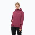 Kurtka przeciwdeszczowa damska Jack Wolfskin Elsberg 2.5L sangria red