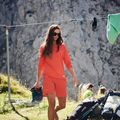 Spodenki trekkingowe damskie Jack Wolfskin Hilltop Trail tango orange 5