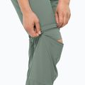 Spodnie softshell damskie Jack Wolfskin Glastal Zip Off picnic green 4