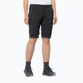 Spodnie softshell damskie Jack Wolfskin Glastal Zip Off black 3