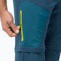 Spodnie softshell męskie Jack Wolfskin Glastal Zip Away dark sea 5