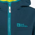 Kurtka softshell dziecięca Jack Wolfskin Fourwinds Jacket Kids dark sea 3