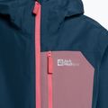 Kurtka przeciwdeszczowa dziecięca Jack Wolfskin Active Hike dark blue/purple 3