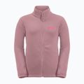 Bluza polarowa dziecięca Jack Wolfskin Taunus ash mauve
