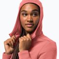 Bluza trekkingowa damska Jack Wolfskin Modesto Hooded faded rose 3