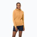 Bluza trekkingowa damska Jack Wolfskin Modesto Hooded honey yellow