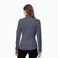 Bluza trekkingowa damska Jack Wolfskin Peak Grid Fleece dolphin 2