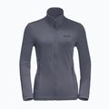 Bluza trekkingowa damska Jack Wolfskin Peak Grid Fleece dolphin 4