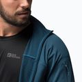 Bluza trekkingowa męska Jack Wolfskin Prelight FZ dark sea 4