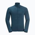 Bluza trekkingowa męska Jack Wolfskin Prelight FZ dark sea 5