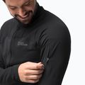 Bluza trekkingowa męska Jack Wolfskin Prelight FZ black 3