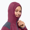 Bluza trekkingowa damska Jack Wolfskin Kolbenberg Hooded FZ sangria red 4