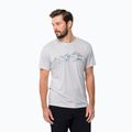 Koszulka trekkingowa męska Jack Wolfskin Peak Graphic white cloud