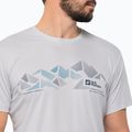 Koszulka trekkingowa męska Jack Wolfskin Peak Graphic white cloud 3