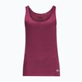 Koszulka trekkingowa damska Jack Wolfskin Pack & Go Tank sangria red 3