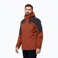 Kurtka 3w1 męska Jack Wolfskin Romberg 3in1 carmine