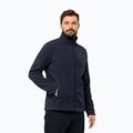 Bluza polarowa męska Jack Wolfskin Winterstein Fz night blue