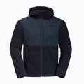 Bluza polarowa męska Jack Wolfskin Felslicht Hooded night blue 7