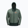 Kurtka przeciwdeszczowa męska Jack Wolfskin Alpspitze Ins Hybrid hedge green 8