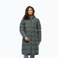 Płaszcz puchowy damski Jack Wolfskin Frozen Palace slate green