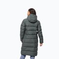 Płaszcz puchowy damski Jack Wolfskin Frozen Palace slate green 2