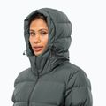 Płaszcz puchowy damski Jack Wolfskin Frozen Palace slate green 3