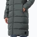 Płaszcz puchowy damski Jack Wolfskin Frozen Palace slate green 4