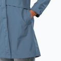 Płaszcz przeciwdeszczowy damski Jack Wolfskin Cape West Coat elemental blue 6