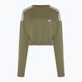 Bluza damska adidas Hyperglam Crop Crew focus olive