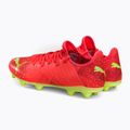 Buty piłkarskie męskie PUMA Future Z 4.4 FG/AG fiery coral/fizzy light/puma black/salmon 3