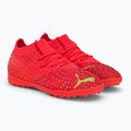Buty piłkarskie dziecięce PUMA Future Z 3.4 TT fiery coral/fizzy light/puma black/salmon 4