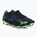 Buty piłkarskie męskie PUMA Future Z 3.4 FG/AG parisian night/fizzy light/pistachio 4