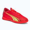 Buty piłkarskie dziecięce PUMA Ultra Play IT fiery coral/fizzy light/puma black