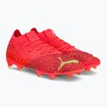 Buty piłkarskie męskie PUMA Future Z 3.4 FG/AG fiery coral/fizzy light/puma black/salmon 4