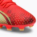 Buty piłkarskie męskie PUMA Ultra Match FG/AG fiery coral/fizzy light/puma black 7