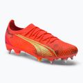 Buty piłkarskie męskie PUMA Ultra Ultimate MXSG fiery coral/fizzy light/puma black