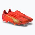 Buty piłkarskie męskie PUMA Ultra Ultimate MXSG fiery coral/fizzy light/puma black 4