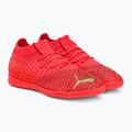 Buty piłkarskie dziecięce PUMA Future Z 3.4 IT fiery coral/fizzy light/puma black/salmon 4