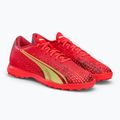 Buty piłkarskie męskie PUMA Ultra Play TT fiery coral/fizzy light/puma black 4