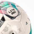 Piłka do piłki nożnej PUMA Orbita 5 HYB Lite 350 puma white/rose red/deep aqua rozmiar 5 3