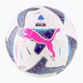 Piłka do piłki nożnej PUMA Orbita Serie A HYB puma white/blue glimmer/sunset rozmiar 4 4