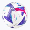 Piłka do piłki nożnej PUMA Orbita Serie A Ms puma white/blue glimmer/sunset glow rozmiar 4 2