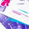Piłka do piłki nożnej PUMA Orbita Serie A Ms puma white/blue glimmer/sunset glow rozmiar 4 3