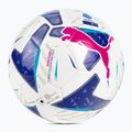 Piłka do piłki nożnej PUMA Orbita Serie A Ms puma white/blue glimmer/sunset glow rozmiar 5 2