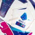 Piłka do piłki nożnej PUMA Orbita Serie A Ms puma white/blue glimmer/sunset glow rozmiar 5 3