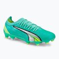 Buty piłkarskie męskie PUMA Ultra Ultimate FG/AG electric peppermint/puma white/fast yellow