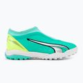 Buty piłkarskie dziecięce PUMA Ultra Match Ll TT + Mid electric peppermint/puma white/fast yellow 2